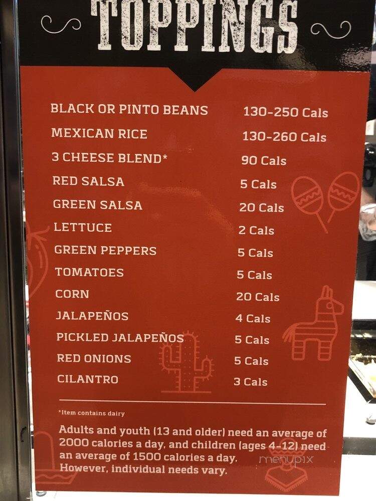 BarBurrito - Markham, ON menu_pic