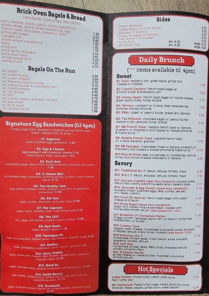 Brooklyn Bread - Brooklyn, NY menu_pic