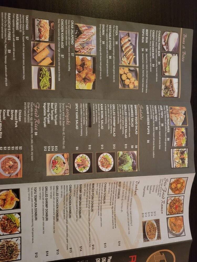 Rakuichi Ramen - North Wales, PA menu_pic