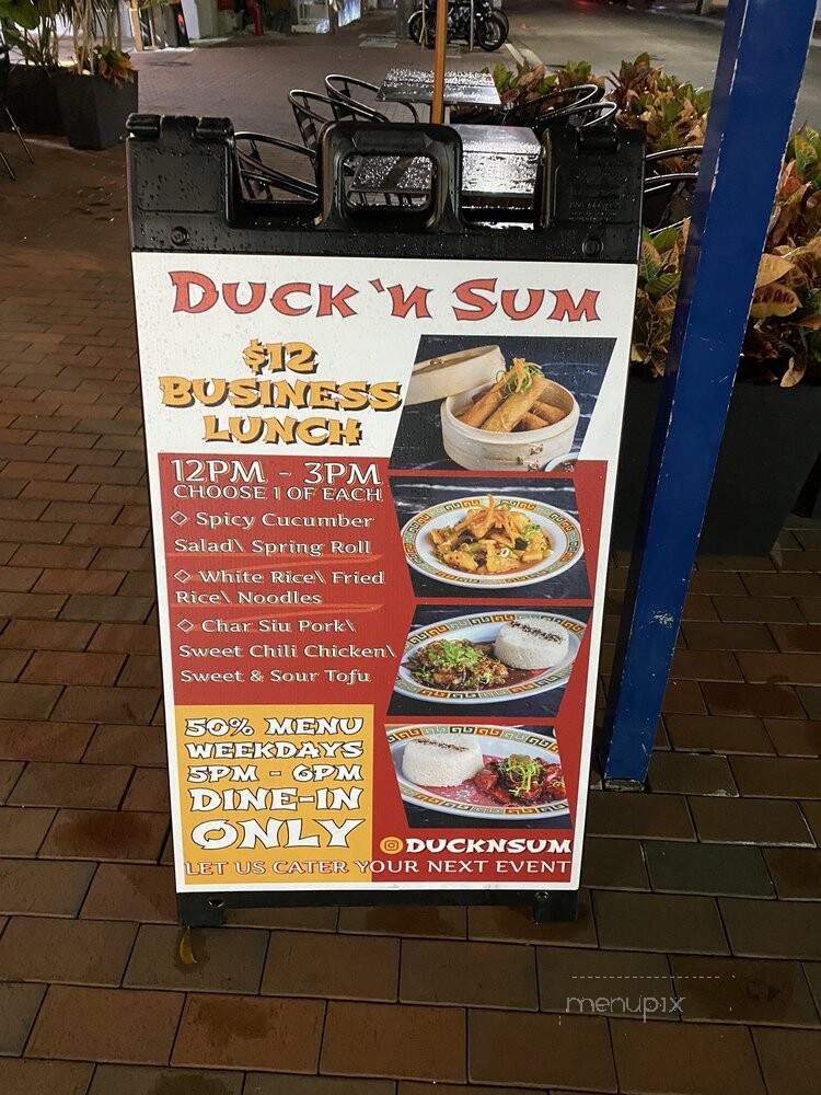 Duck 'N Sum - Coconut Grove, FL menu_pic