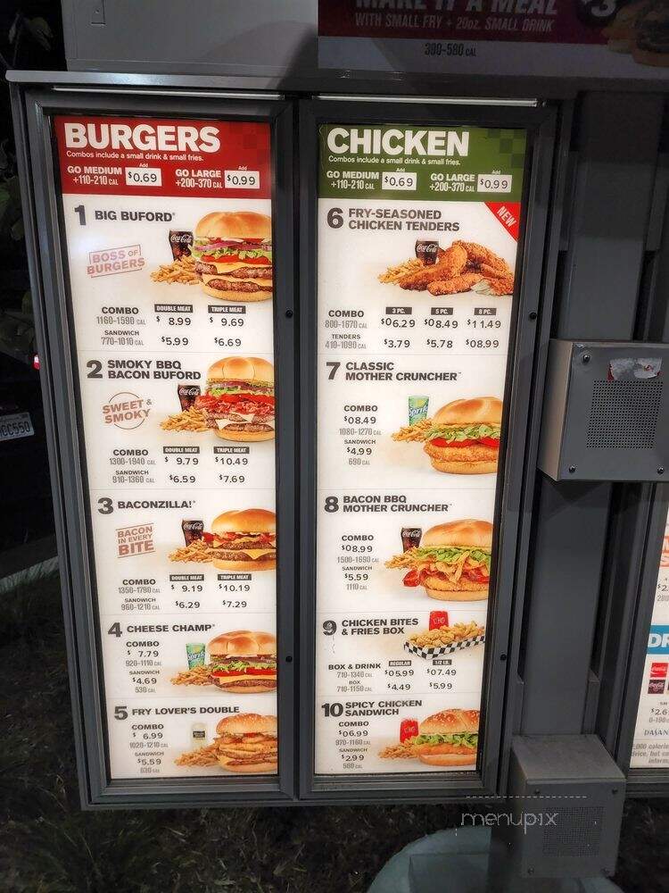 Rally's - La Mesa, CA menu_pic