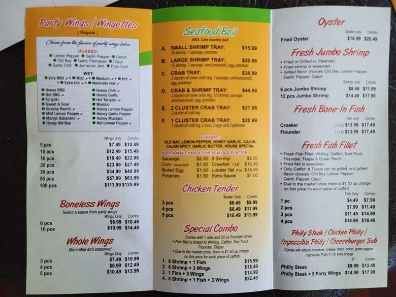 This is Seafood - Clinton, MD menu_pic