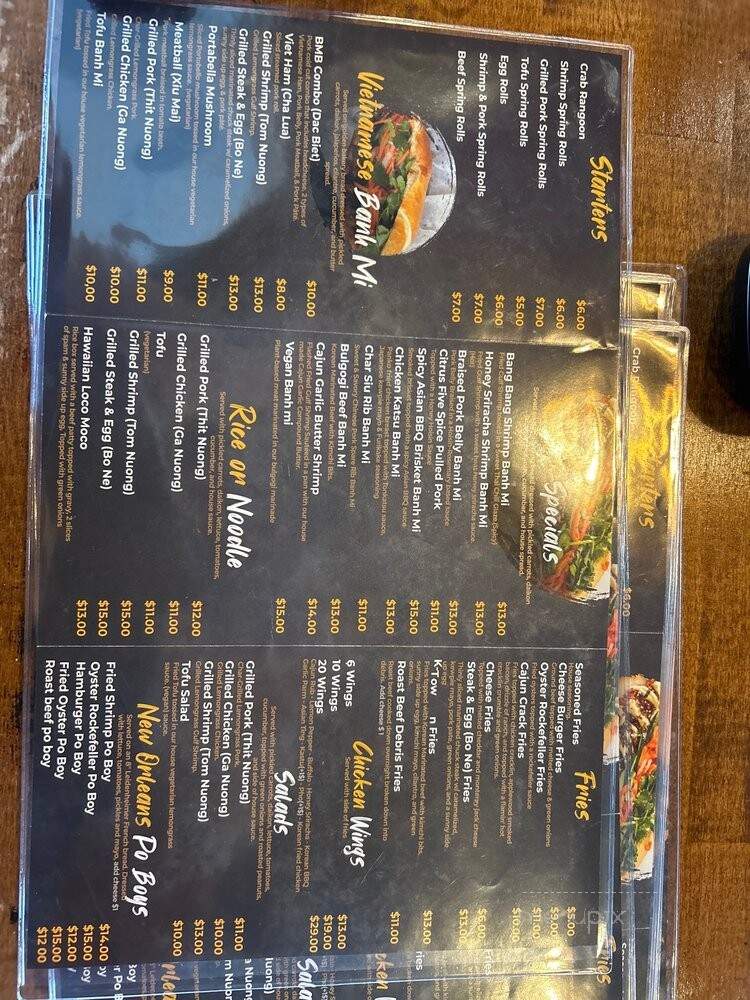 Banh Mi Boys - New Orleans, LA menu_pic