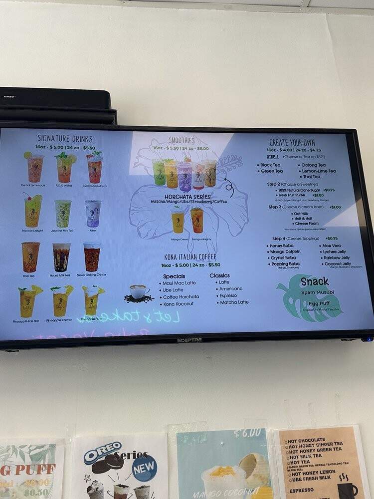 Lilikoi Boba - Lafayette, CA menu_pic