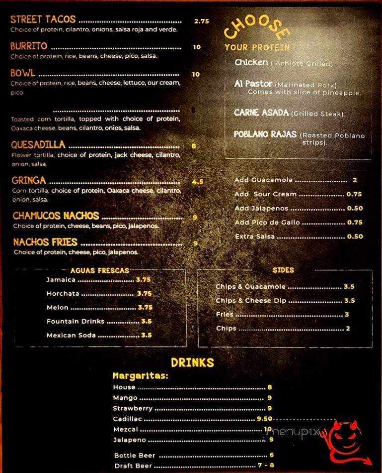 Dos Chamucos Taqueria - Seattle, WA menu_pic