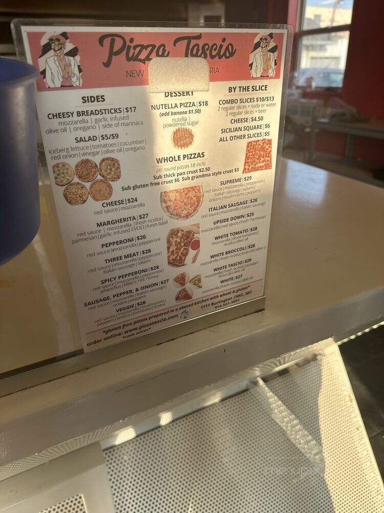 Pizza Tascio - North Kansas City, MO menu_pic