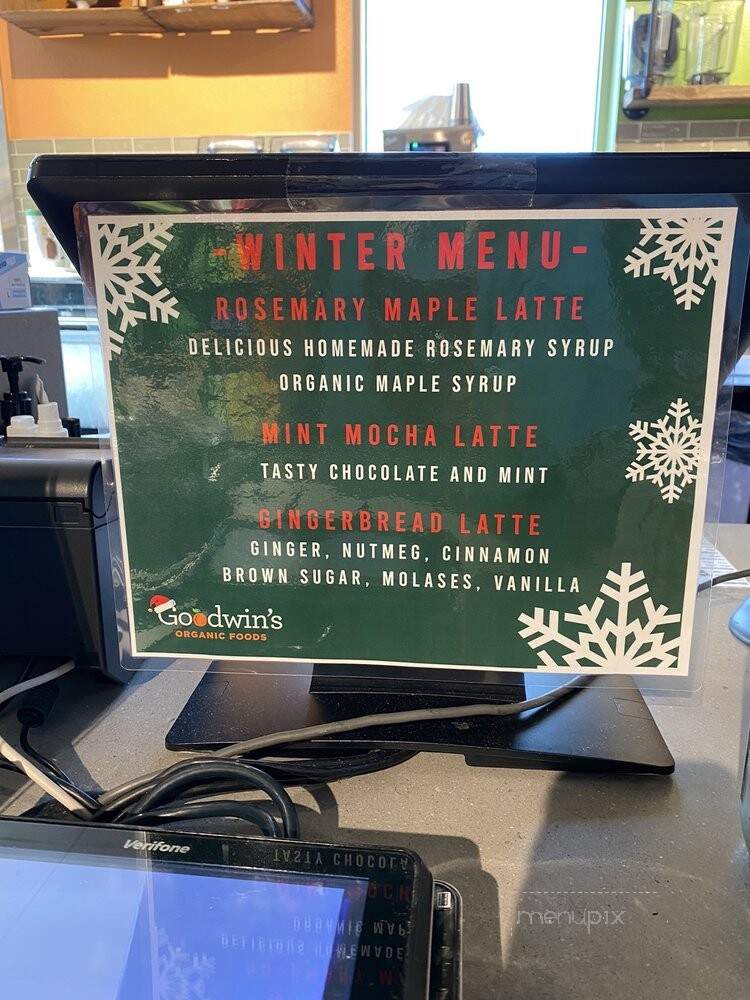 Goodwin's Organic Foods - Redlands, CA menu_pic