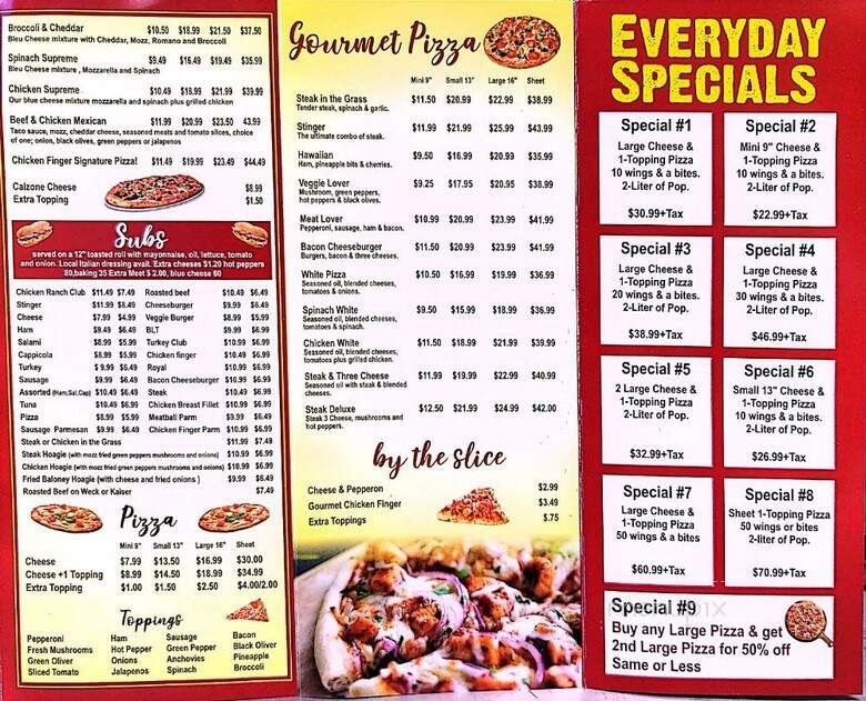 Pizza Plus 1 - Buffalo, NY menu_pic