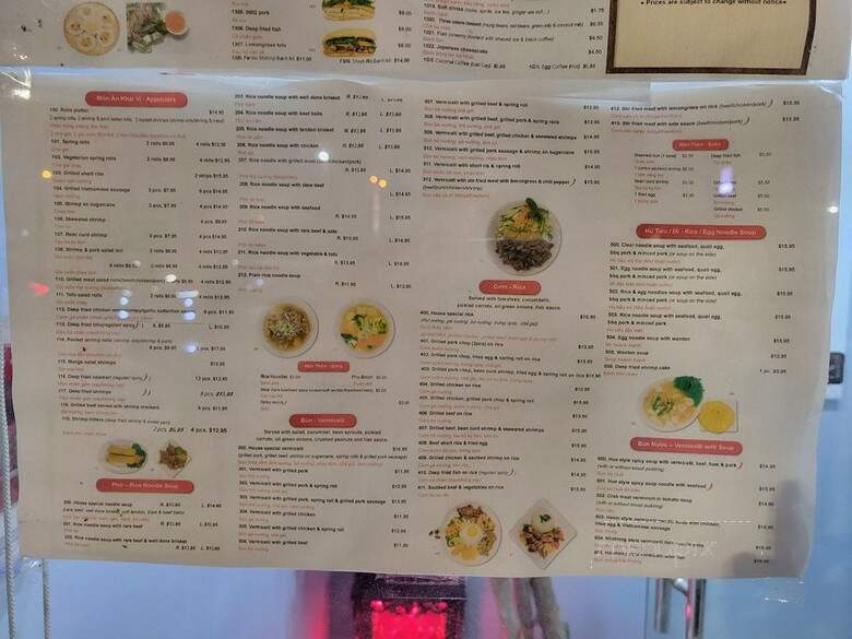 Pho District Specialties - Toronto, ON menu_pic