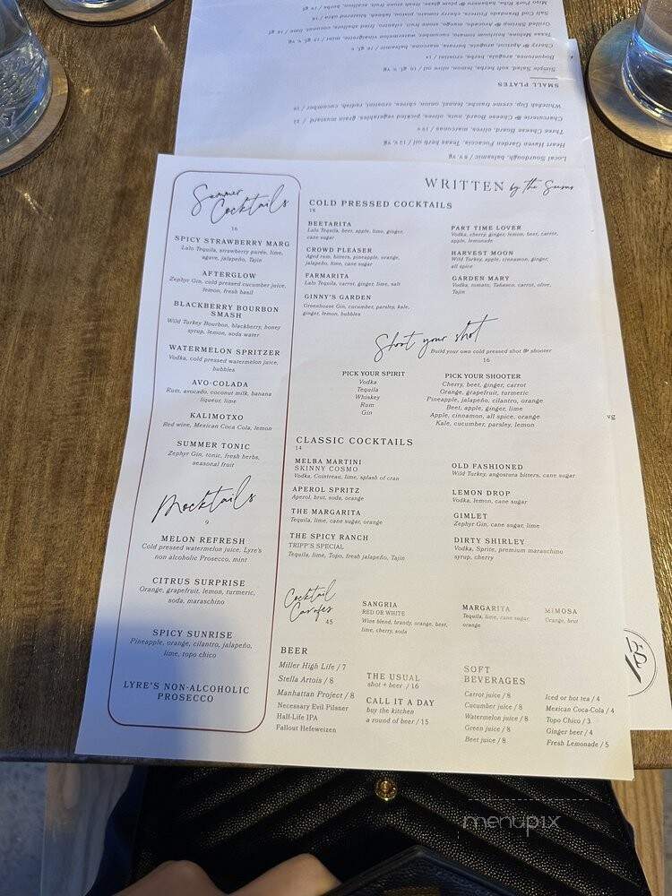 Written By the Seasons - Dallas, TX menu_pic