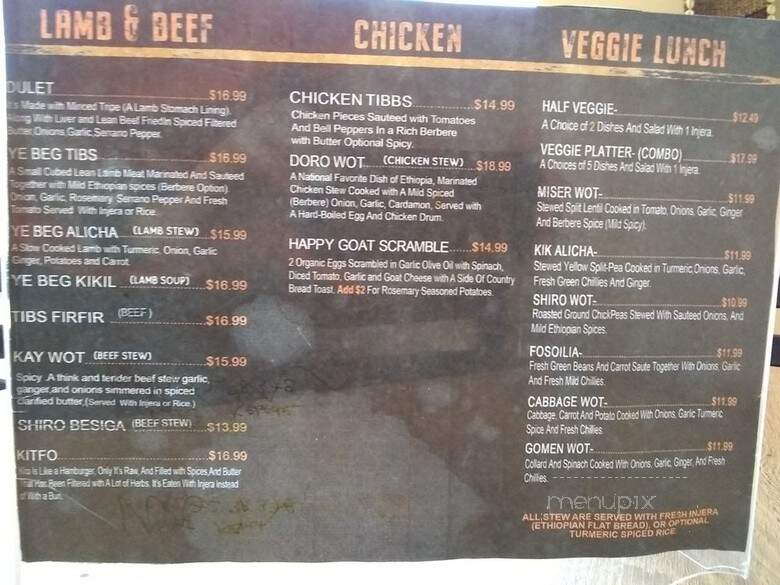 Kind Bean Cafe & Bakery - Sacramento, CA menu_pic