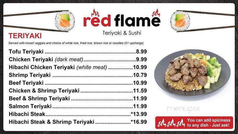 Red Flame Teriyaki & Sushi - Maumee, OH