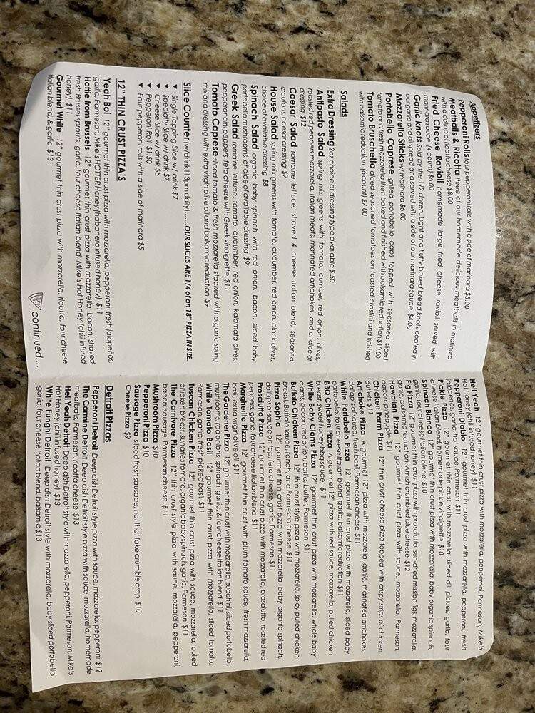 Yo Pauley's Slice Shop - Spring Hill, FL menu_pic