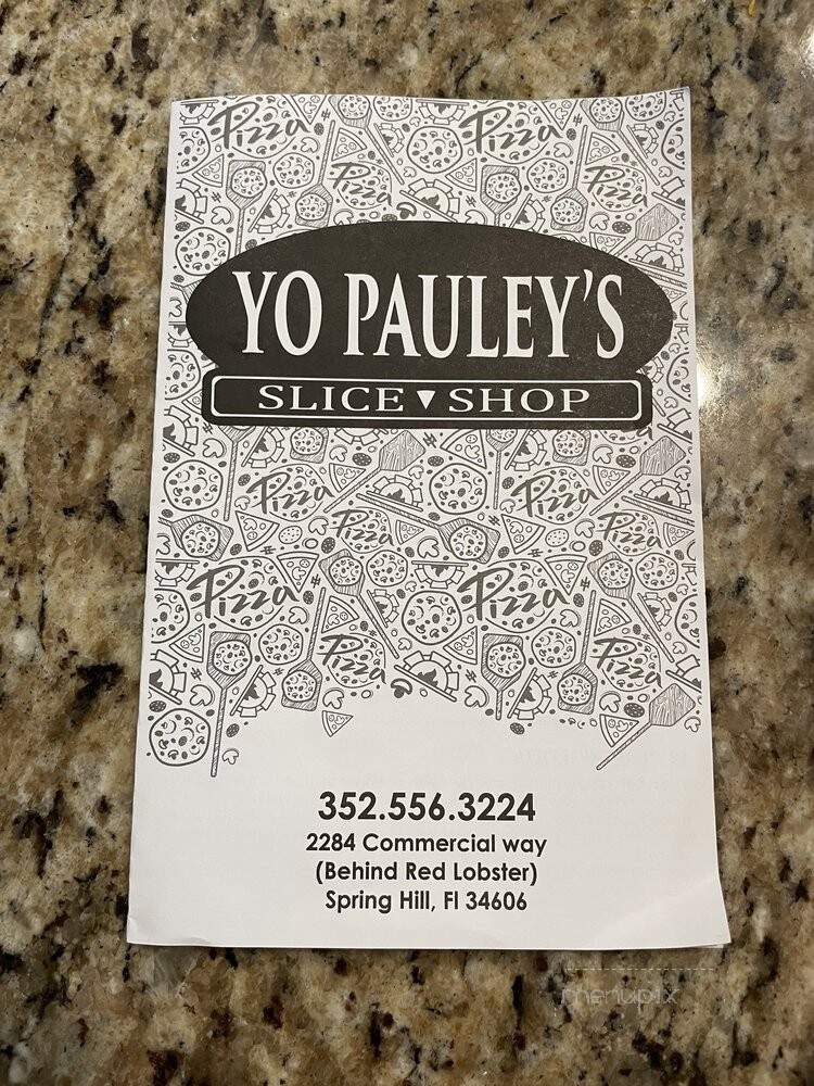 Yo Pauley's Slice Shop - Spring Hill, FL