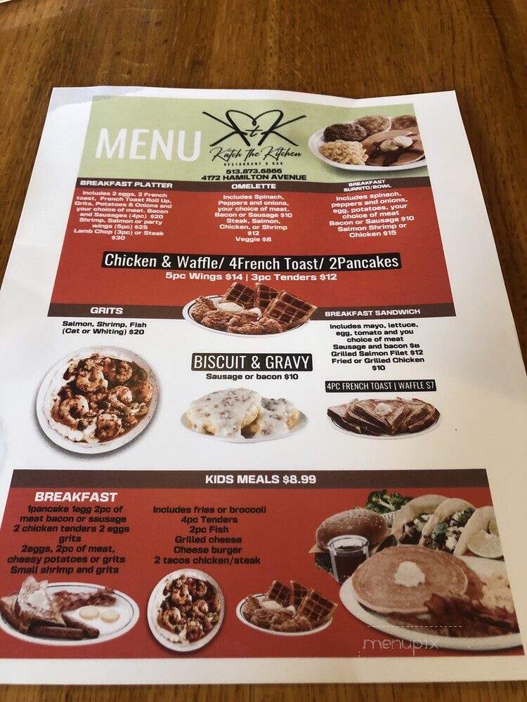 Katch the Kitchen - Cincinnati, OH menu_pic