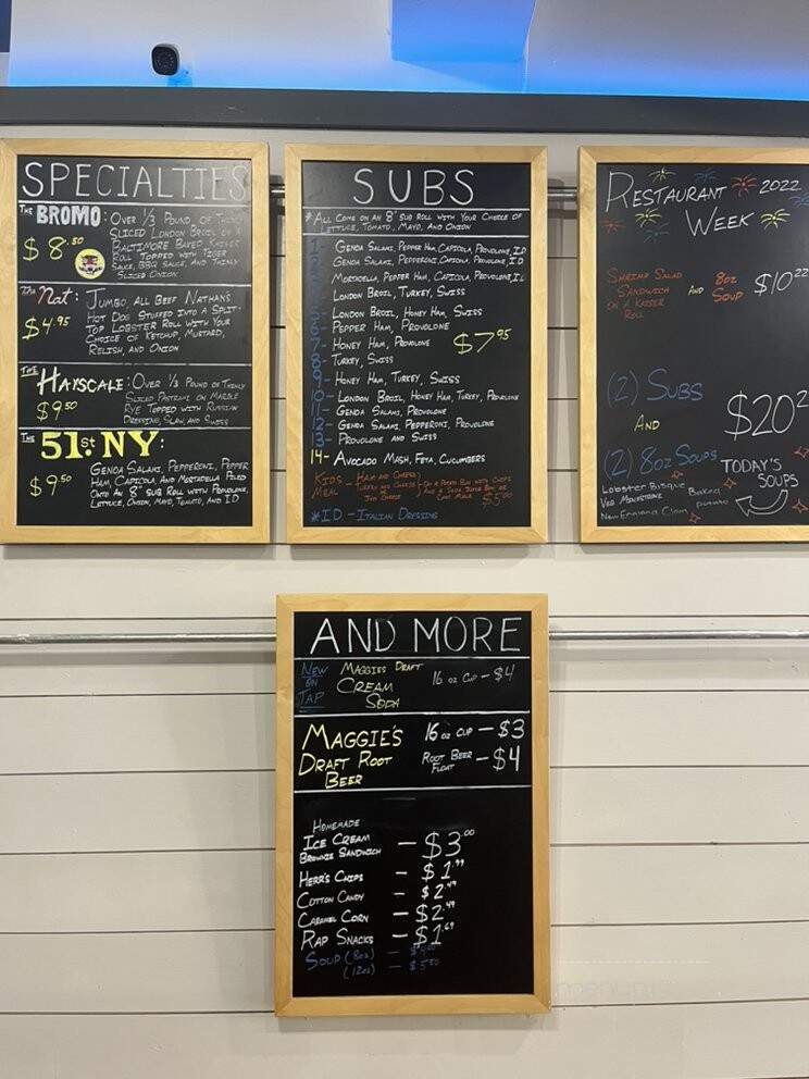 Maggie's - Fredericksburg, VA menu_pic