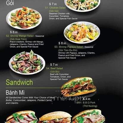 Pho Cowboys - San Angelo, TX menu_pic