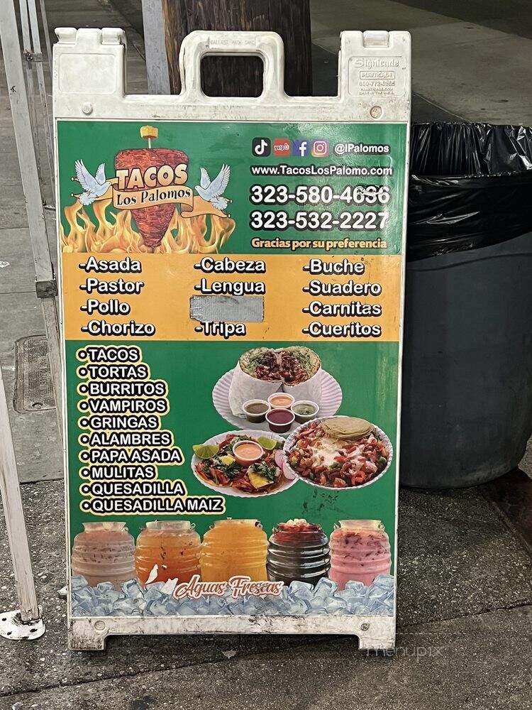 Los Palomos - Los Angeles, CA menu_pic
