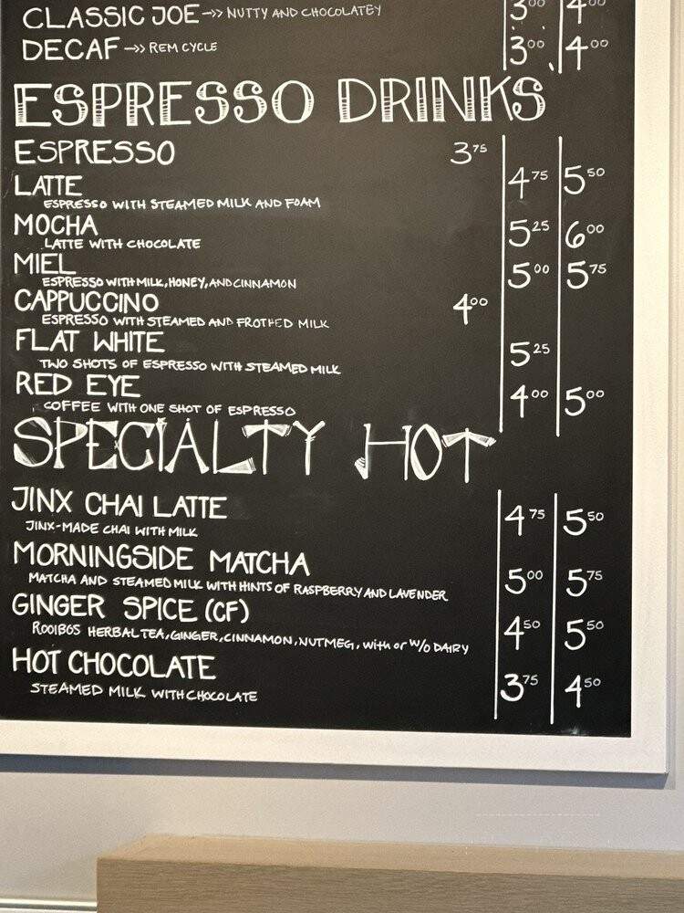 Folly Coffee Tasting & Tour Room - St Louis Park, MN menu_pic