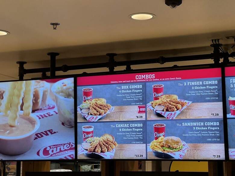 Raising Cane's - Middleburg Heights, OH menu_pic
