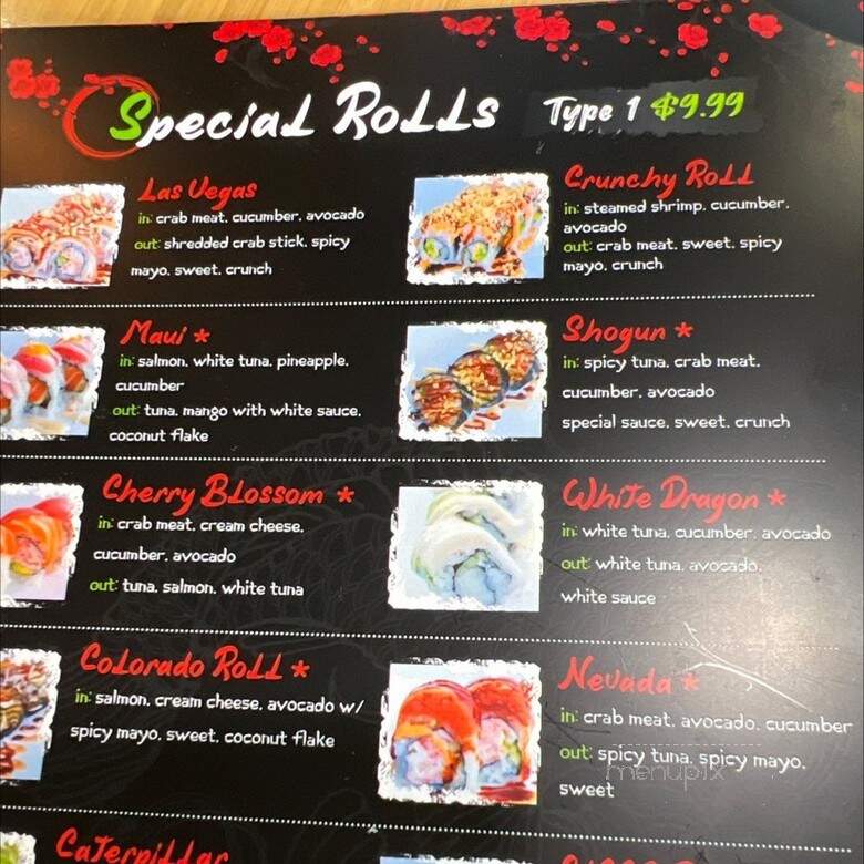 Awi Sushi - Colorado Springs, CO menu_pic