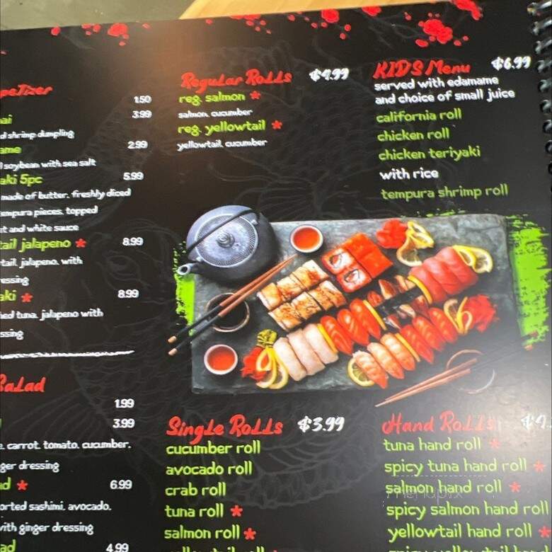 Awi Sushi - Colorado Springs, CO menu_pic