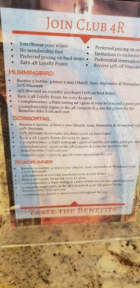 4R Ranch - McKinney, TX menu_pic