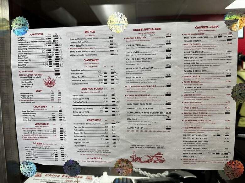 China Express - Groton, CT menu_pic