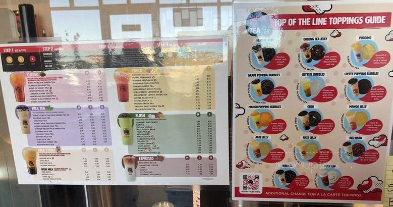 Kung Fu Tea - Thornton, CO menu_pic