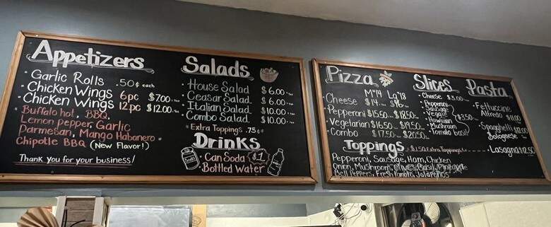 The corner slice - Los Angeles, CA menu_pic