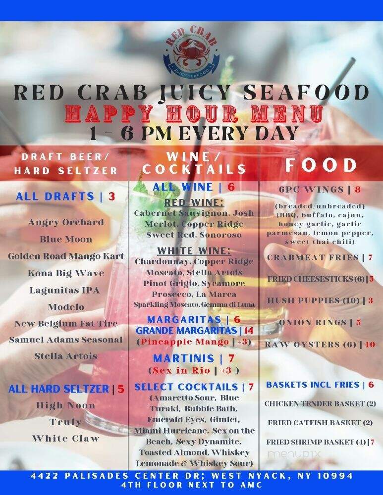 Red Crab Juicy Seafood - West Nyack, NY menu_pic