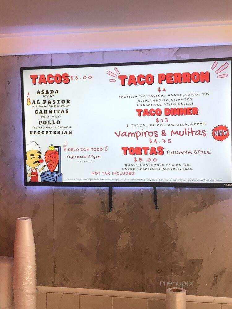 Tacos El Rey - Chicago, IL menu_pic