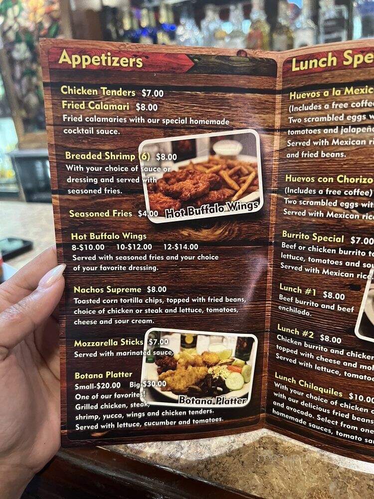 Borderline Bar & Restaurant - Halethorpe, MD menu_pic