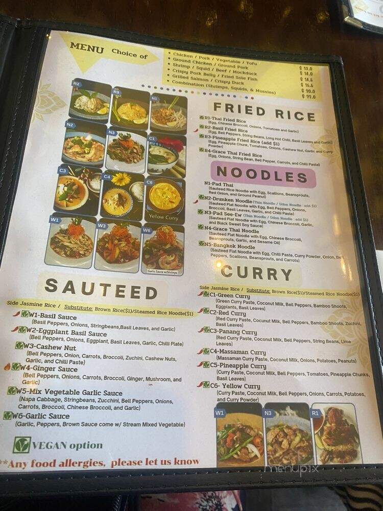 Grace Thai 2 - New York, NY menu_pic
