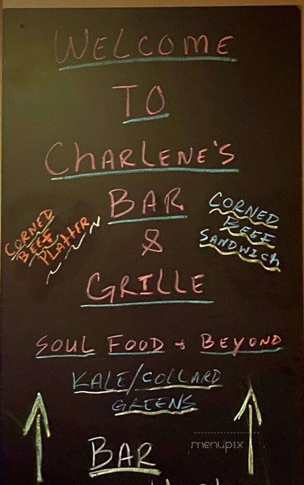 Charlene's Bar & Grille - Washington, DC menu_pic