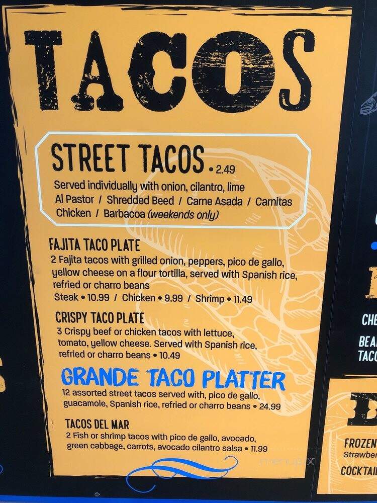 Miguels - Lubbock, TX menu_pic