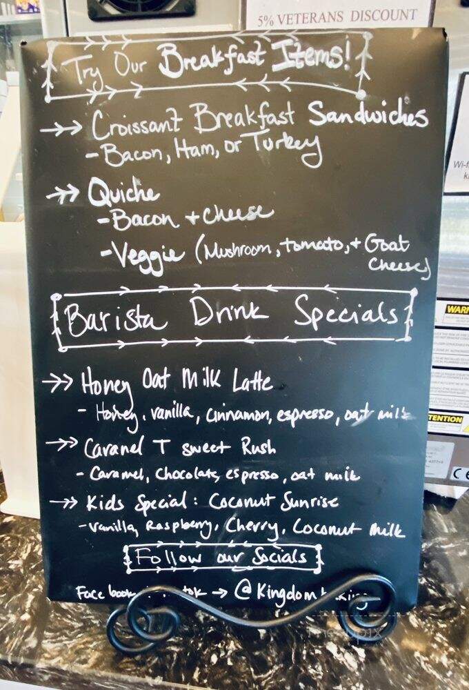Kingdom Baking - Circle Pines, MN menu_pic