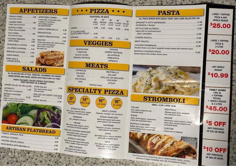 Chip N' Rocks Pizzeria - Pittsburgh, PA menu_pic