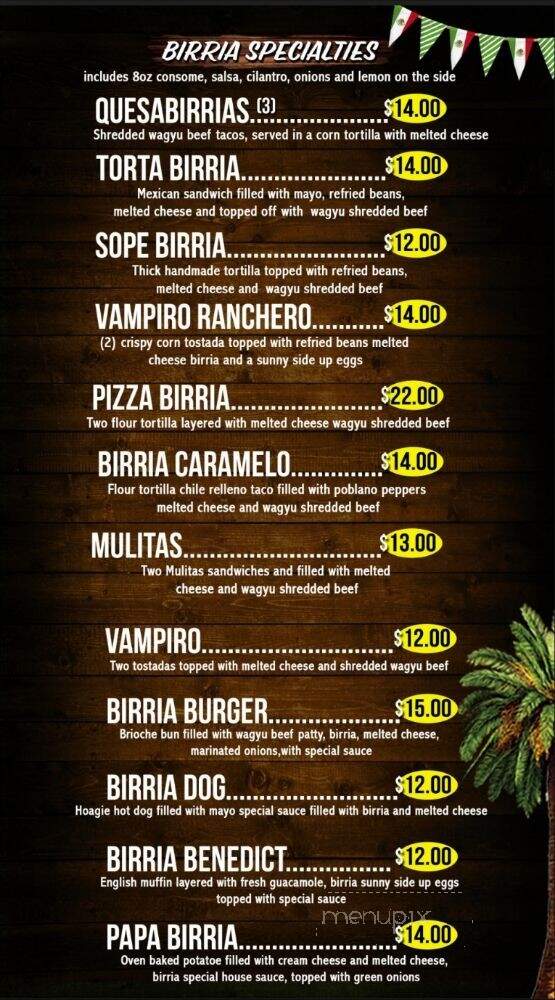 Birrieria Gourmet Tacoma - Tacoma, WA menu_pic