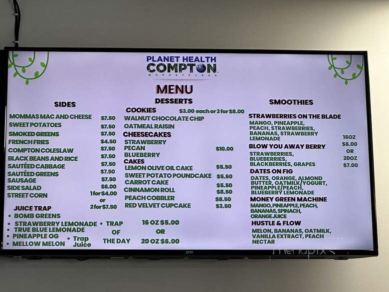 Planet Health - Compton, CA menu_pic