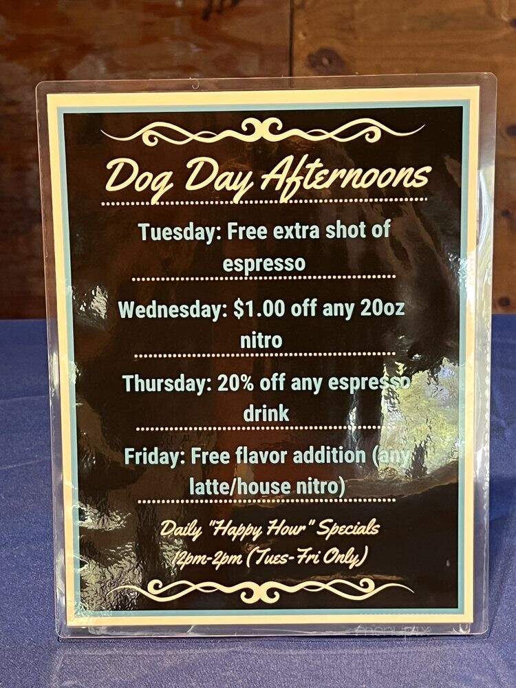 Dog Day Coffee & Nitro - Austin, TX menu_pic