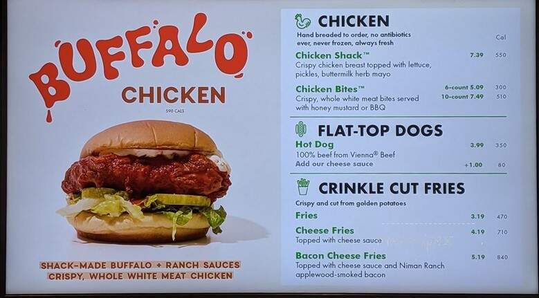 Shake Shack - Dallas, TX menu_pic