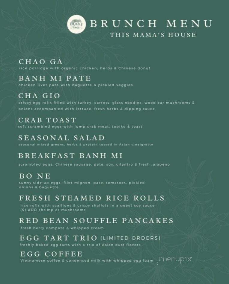 This Mama's House - Las Vegas, NV menu_pic