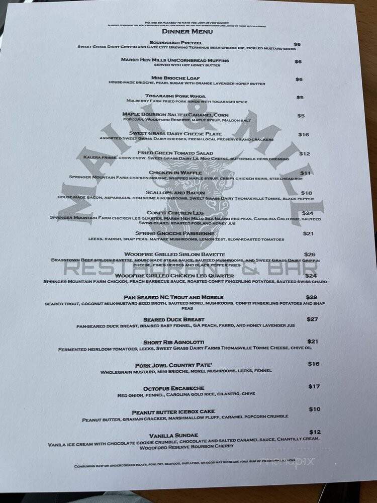 Main + Mill Public - Woodstock, GA menu_pic