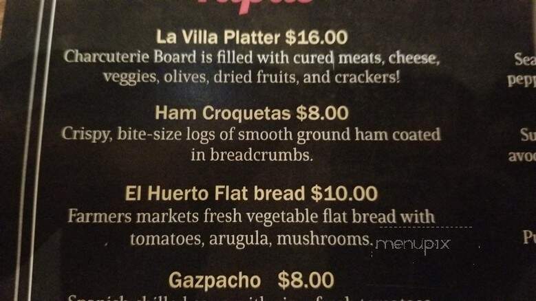 La Villa - Fort Lauderdale, FL menu_pic