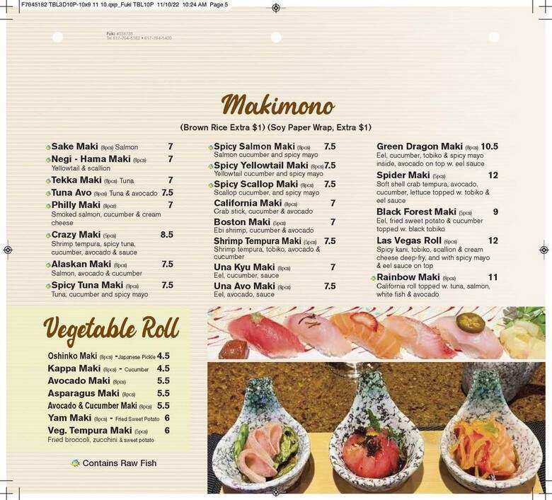 Fuki Japanese Cuisine - Somerville, MA