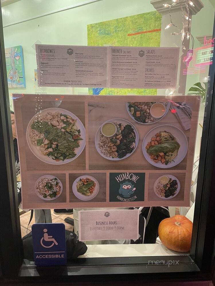 Humbowl - Berkeley, CA menu_pic