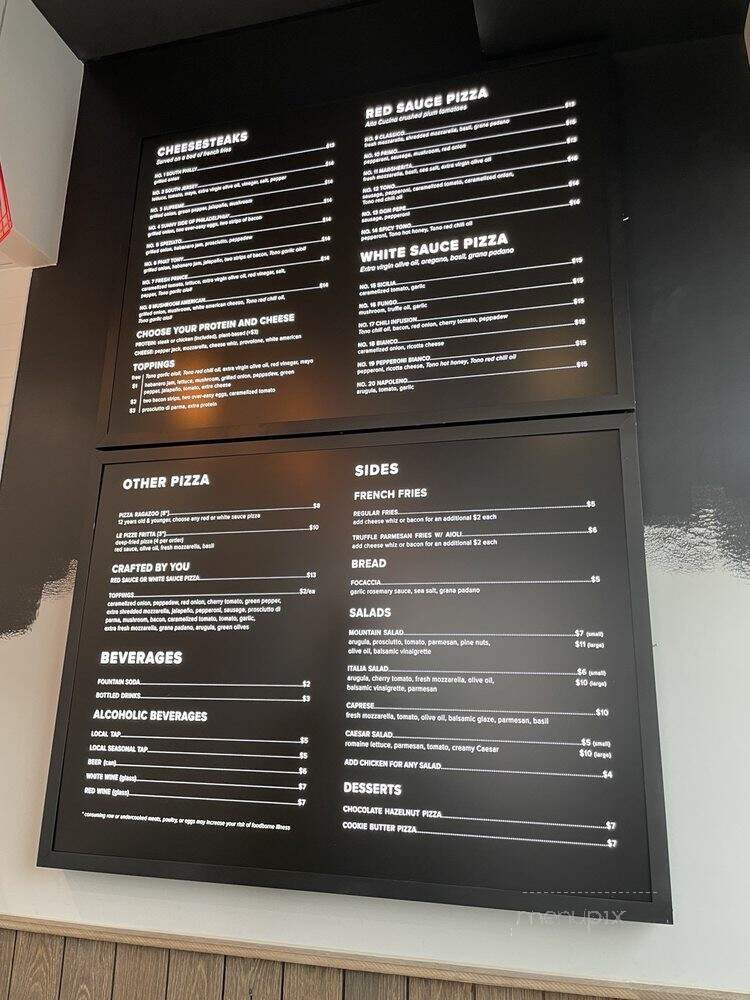 Tono Pizzeria + Cheesesteaks - Woodbury, MN menu_pic