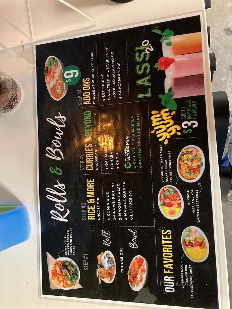 Tulsi Bistro - Los Angeles, CA menu_pic
