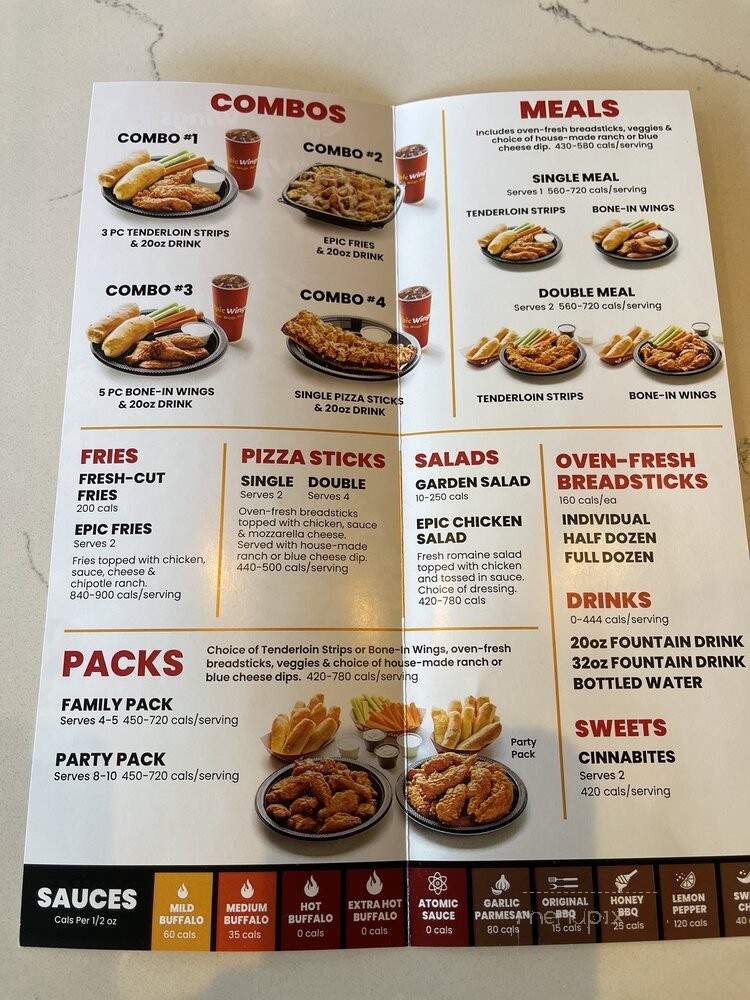 Epic Wings - Northridge, CA menu_pic